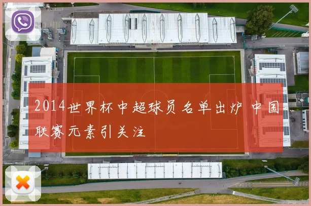 2014世界杯中超球员名单出炉 中国联赛元素引关注