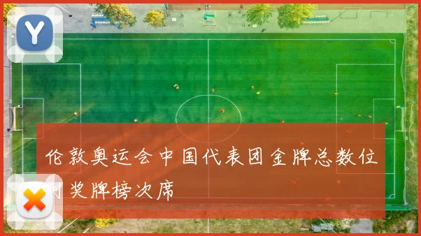 伦敦奥运会中国代表团金牌总数位列奖牌榜次席
